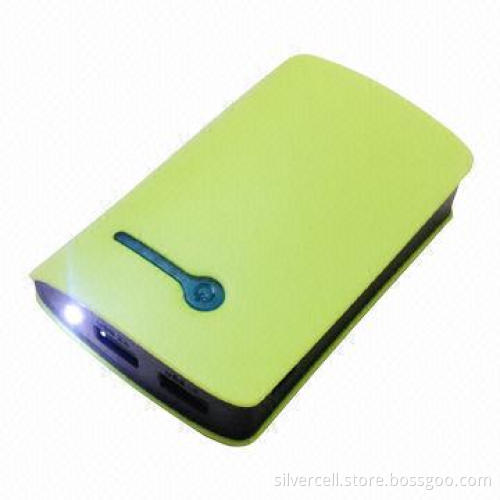 Power Bank with 7,800mAh Capacity, Reliable Li-ion Battery Cell
